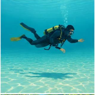 Buoyancy above a sandy bottom