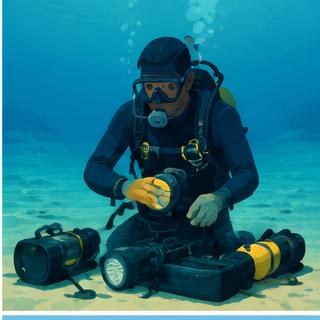 Light choices for a night dive