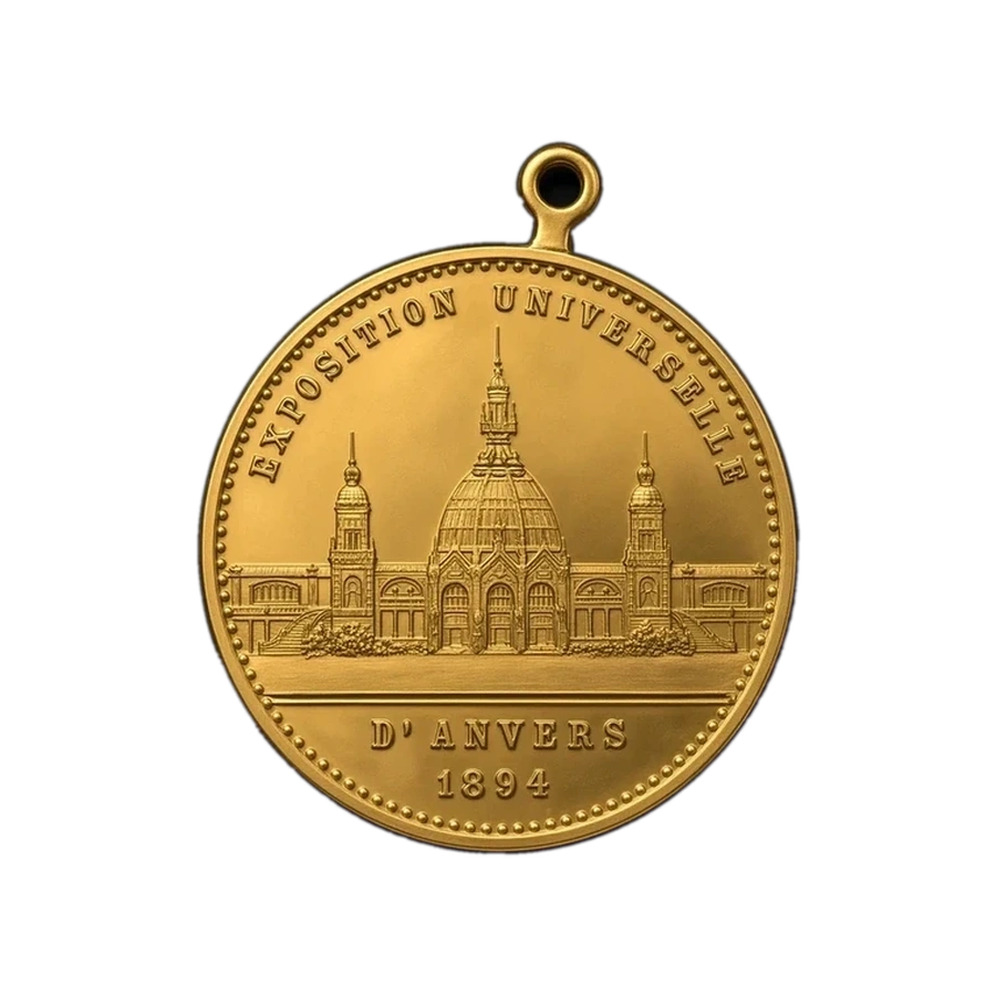 1894 Exposition Universelle d’Anvers — Obverse