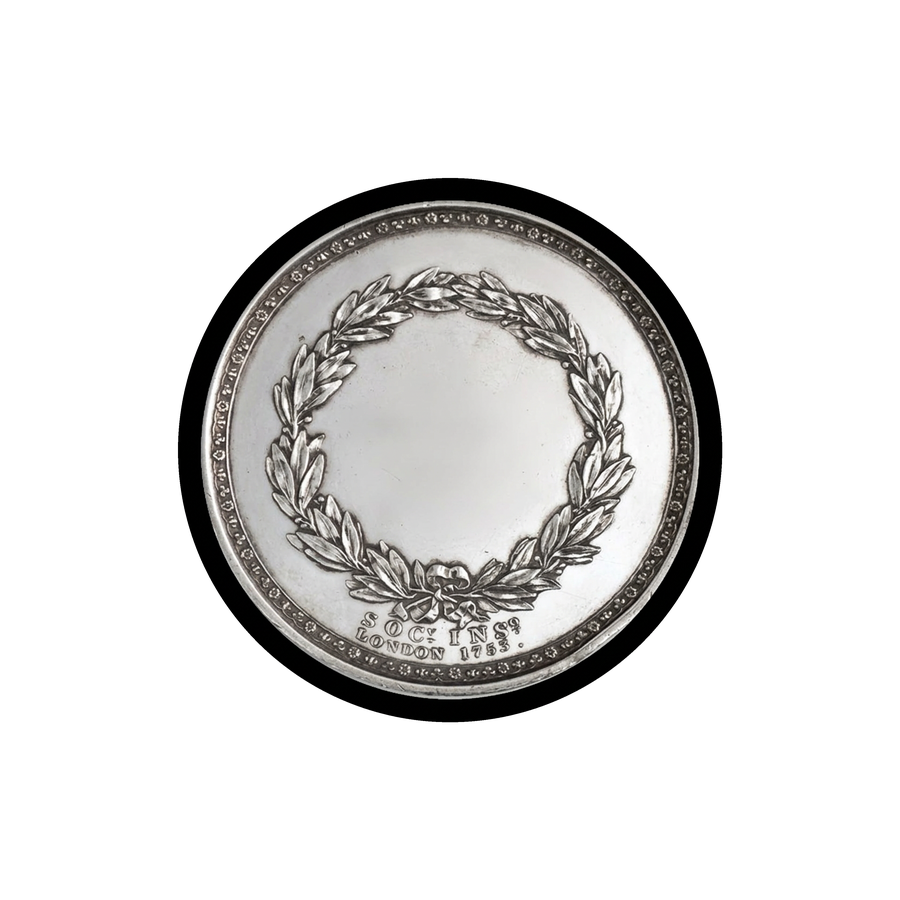 1823 Society of Arts Silver Medal — Reverse