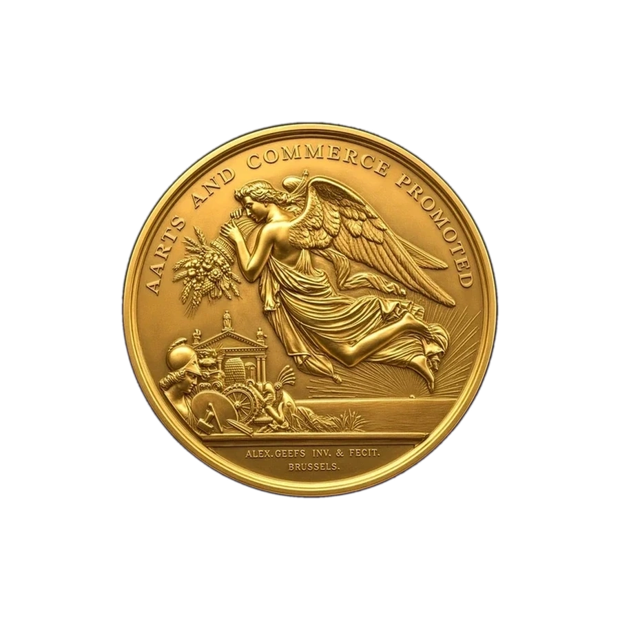 1865 Dublin International Exhibition — Obverse