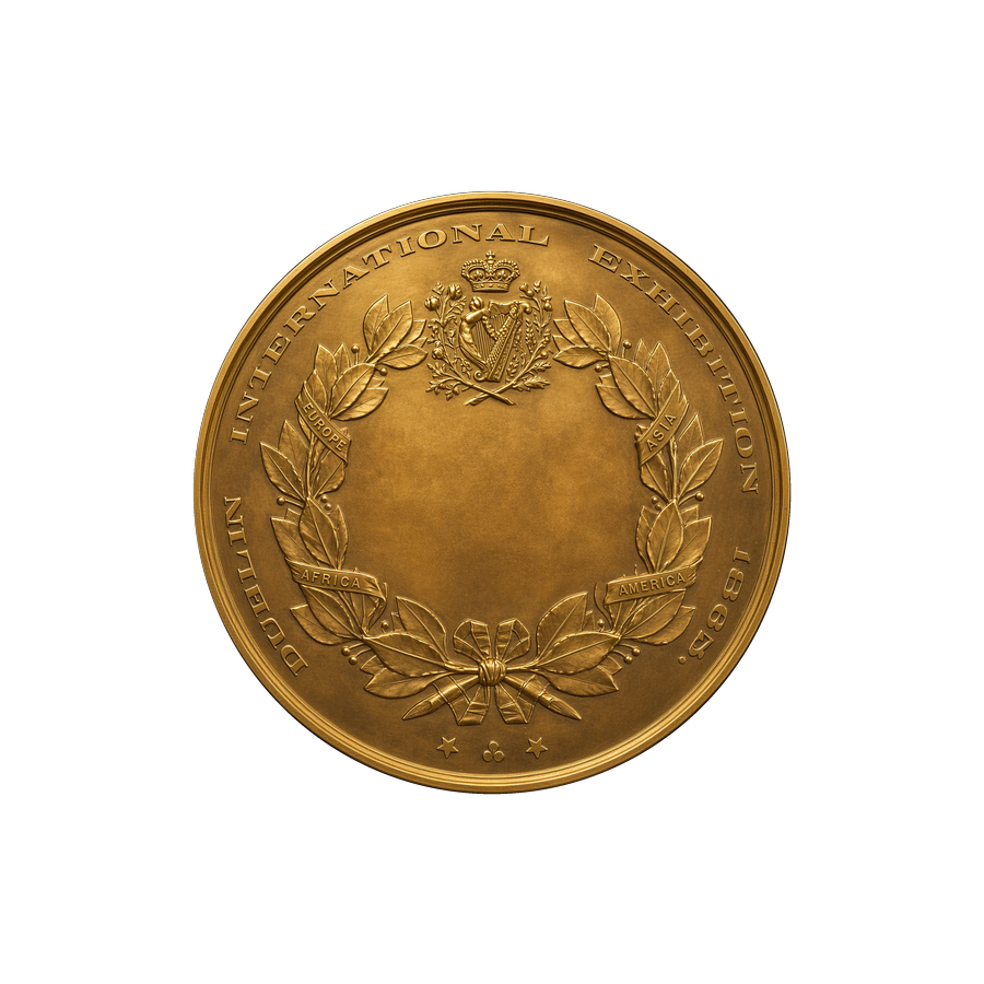 1865 Dublin International Exhibition — Reverse