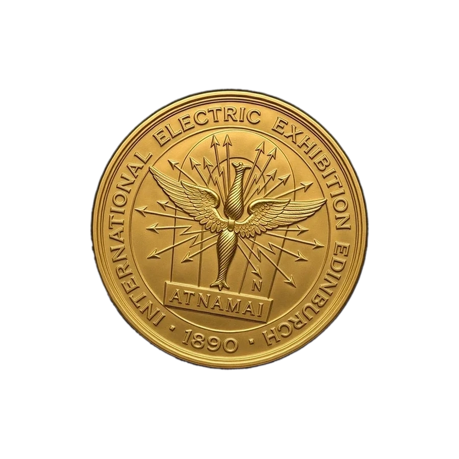 1890 International Electric Exhibition — Obverse