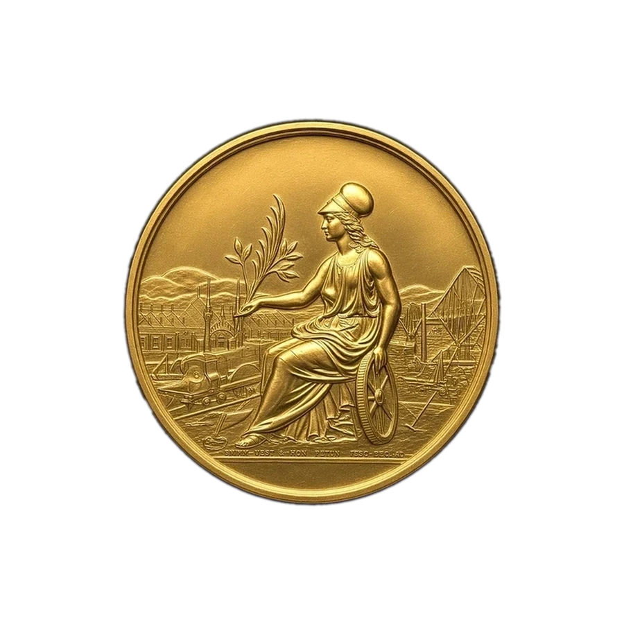 1890 International Electric Exhibition — Reverse