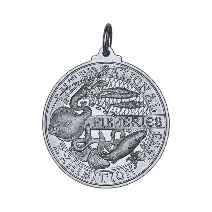 1883 International Fisheries Exhibition — Reverse