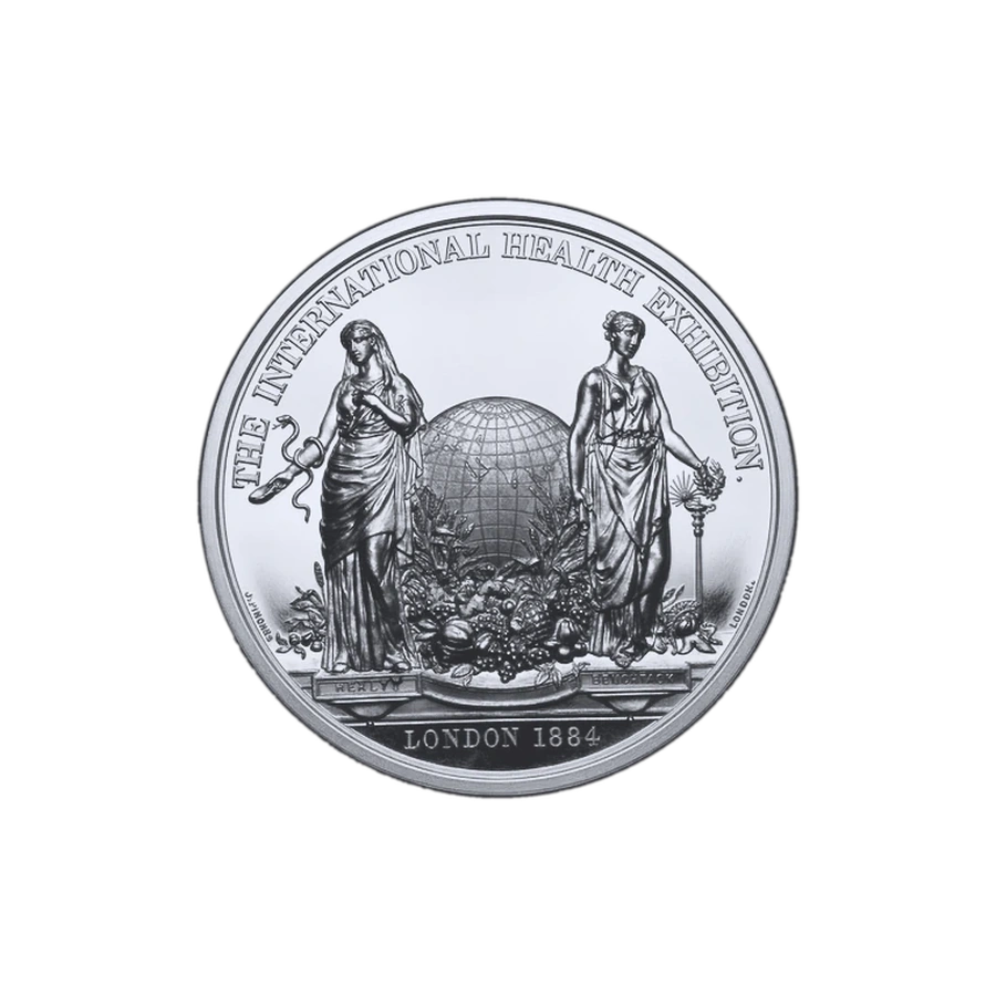 1884 International Health Exhibition — Reverse