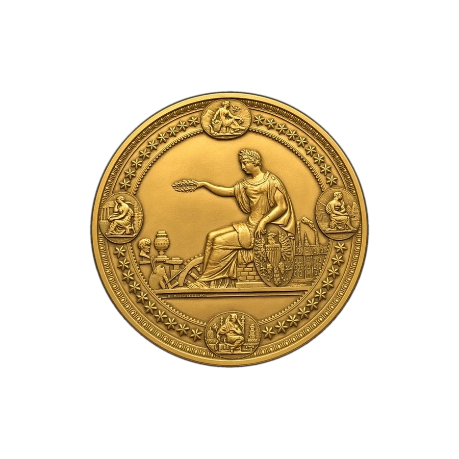 1876 International Exhibition — Obverse