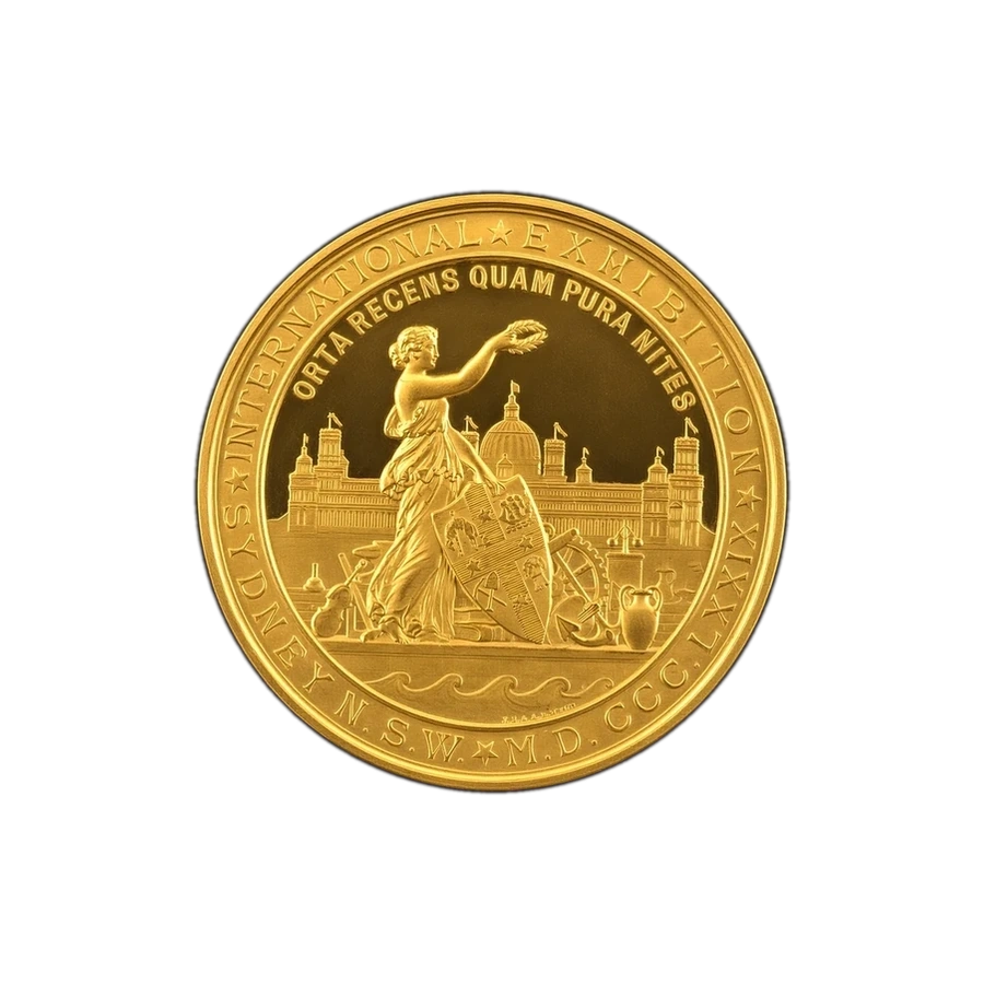 1879 Sydney International Exhibition — Obverse